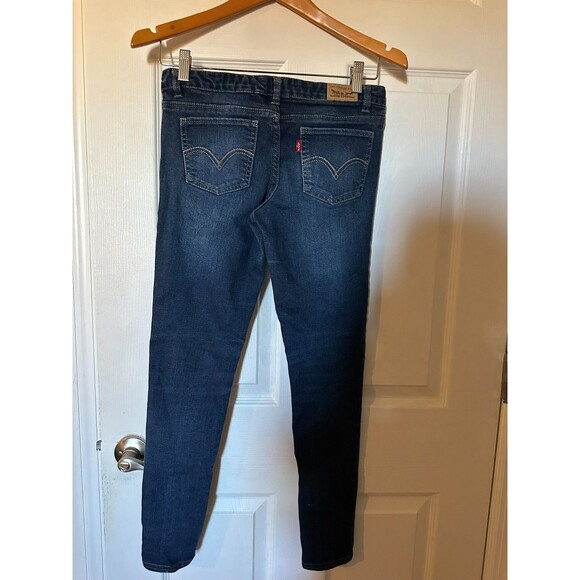 Levis Jeans Legging size 14 REG Girl adjustable waist Blue - Picture 3 of 5